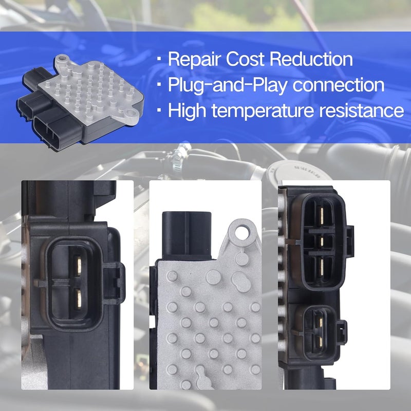 AdvanEX Cooling Fan Control Unit Module Compatible with Mitsubishi Lancer 2.0L 2.4L 2002-2007; Outlander 2.4L 3.0L 2003-2007; Mazda 6 3.0L 2003-2007; MPV 2002-2005 Replace OE 1355A124 1C232-19700 - Image 3